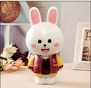 Rabbit Miniature Figurine Money